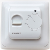 Терморегулятор EASTEC RTC E70.26 (3.5 кВт) встраиваемый термостат, белый, механическое управление