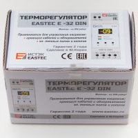 Терморегулятор EASTEC E-32 DIN (3.5 кВт) электронный термостат в щиток