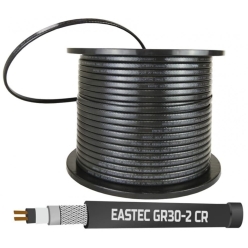 Саморегулирующийся греющий кабель Eastec SRL GR30-2 CR Вт/м (для кровли) самрег с УФ защитой