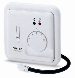 Терморегулятор для теплого пола EBERLE FRE 525 22 (белый, механический, встраиваемый)